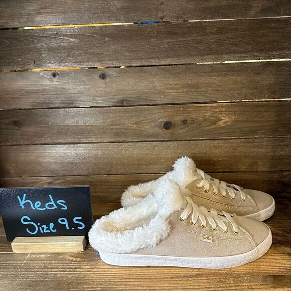 New Womens Keds X Kate Spade New York Kickstart Mule Metallic‎ Pink Size 9.5 M - Picture 1 of 6